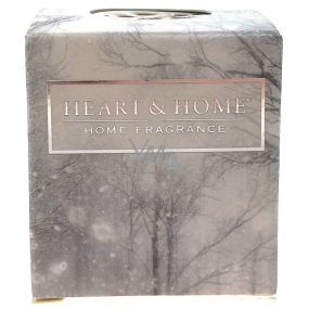 Heart & Home Winter's Tale Soy scented candle without packaging burns for up to 15 hours 52 g