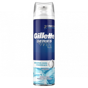 Gillette Series Sensitive Cool shaving foam for men 250 ml