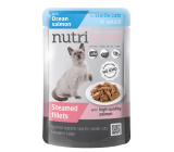 Nutrilove Stewed fillets with juicy salmon in sauce complete food for neutered and sterilized cats pocket 85 g