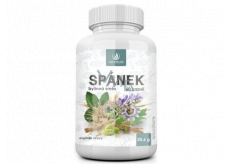 Allnature Sleep herbal mixture helps against stress, induces inner peace and affects the quality of good sleep food supplement 60 capsules
