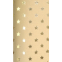 Zöwie Gift wrapping paper 70 x 150 cm Christmas Shining Moments natural with gold stars