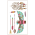 Water decals Dreamcatcher 10.5 x 6 cm