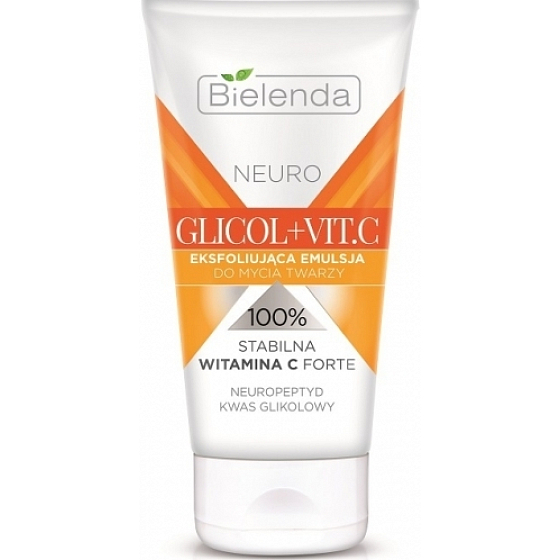 Bielenda Neuro Glycol + Vitamin C cleansing facial emulsion 150 ml