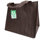 Shopping cloth bag brown 32 x 28 x 22 cm