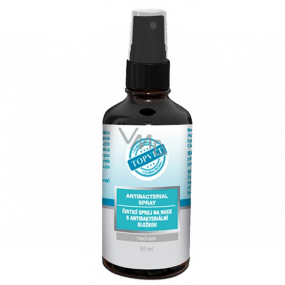 Topvet Antibacterial hand cleaning spray with antibacterial component 50 ml - silk
