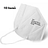 Bari Medical Respirator oral protective 5-layer FFP2 face mask white 10 pieces
