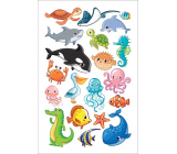 Tattoo decals Sea world coloured 13 x 8,5 cm