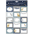 Self-adhesive Christmas gift tags Deer with glitter 30 x 20 cm 15 pieces