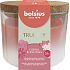 Bolsius True Joy Floral Blessings scented candle in glass with cork lid 80 x 75 mm, burning time 21 hours