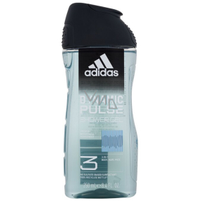 Adidas Dynamic Pulse 3in1 shower gel for body, hair and skin for men 250 ml