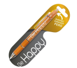 Nekupto Rubber pen with description Be Happy