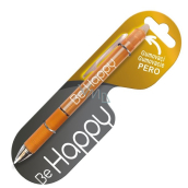Nekupto Rubber pen with description Be Happy