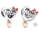 Charm Sterling silver 925 Disney Minnie Mouse Mom - Mom, bead for bracelet