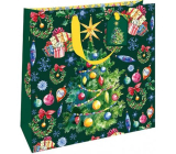 Nekupto Gift paper bag luxury 33 x 33 cm Christmas tree