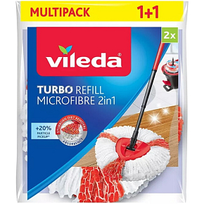 Vileda Turbo Microfibre 2in1 replacement for mop 2 pcs