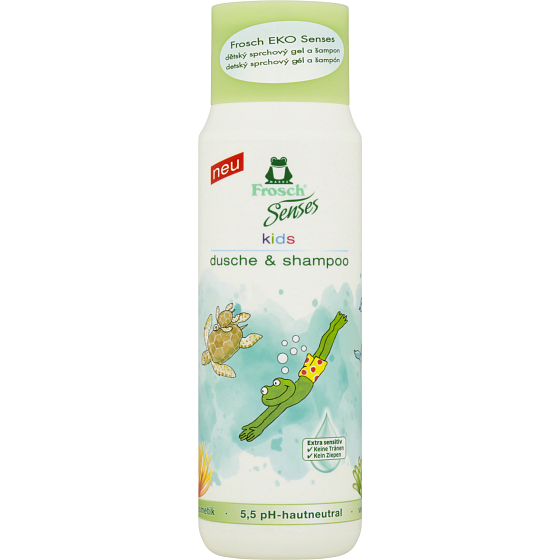 Frosch Eko Senses Kids Children's Shower Gel & Shampoo, 300 ml