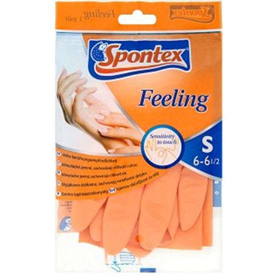 Spontex Feeling Rubber gloves size S