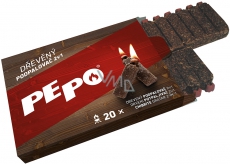 Pe-Po Firestarter 2-in-1 Wooden 20 Ignitions