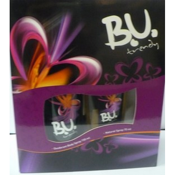 BU Trendy Eau de Parfum 75 ml + 150 ml spray deodorant for women gift set