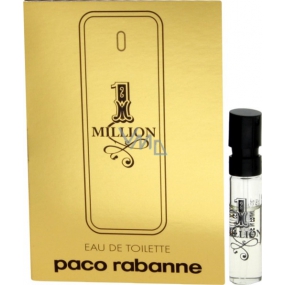 Paco Rabanne 1 Million Eau de Toilette for men 1,5 ml with spray, vial