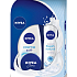 Nivea Creme Soft shower gel 250 ml + Fresh Natural deodorant spray 150 ml + intensive cream 30 ml, for women cosmetic set