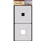 Square wall stickers white 69 x 32 cm