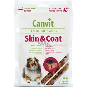 Canvit Health Care Snacks Skin & Coat Dainty for dogs for skin regeneration and coat quality 200 g