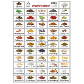 Arch Stickers for spices spices Cloves