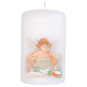 Candles Angel with trumpet scented candle cylinder 50 x 80 mm