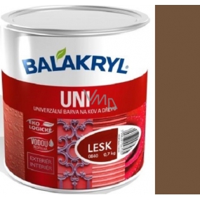 Balakryl Uni Gloss 0225 Light brown universal paint for metal and wood 700 g