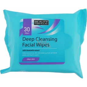 Beauty Formulas Cosmetic wipes for deep cleaning 30 pieces