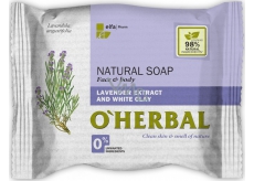 About Herbal Natural Lavender and white clay natural toilet soap 100 g