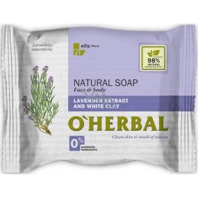 Herbal Natural Lavender and White Clay Natural Toilet Soap 100 g