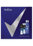 Rexona Men Cobalt 2in1 shower gel and shampoo for men 250 ml + deodorant spray for men 150 ml + water bottle, cosmetic set