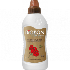 Bopon Natural vermicompost for geraniums and balcony plants liquid fertilizer 500 ml