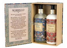 Heathcote & Ivory Strawberry Thief cleansing gel 300 ml + hand lotion 300 ml, cosmetic set