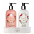 Scottish Fine Soaps Spiced Apple - Spiced Apple liquid soap dispenser 300 ml + hand lotion dispenser 300 ml, duo set