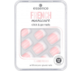 Essence French Manicure Click & Go Nails artificial nails 01 Classic French 12 pieces