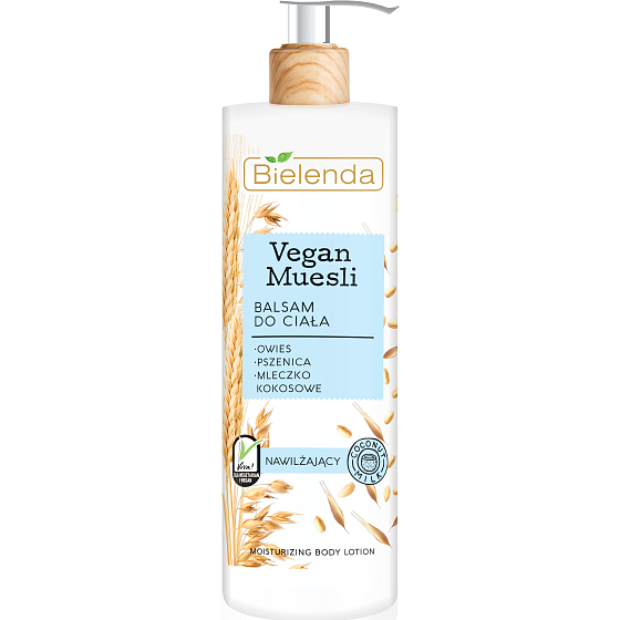 Bielenda Vegan Muesli Wheat + Oats + Coconut Milk Moisturizing Body Lotion 400 ml