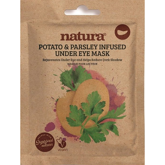 Beauty Pro Natura Rejuvenating eye mask with potato and parsley extract 3 x 3 g