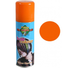 From colored hairspray Orange 125 ml spray