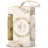 Grace Cole Bergamot, Ginger & Lemongrass cleansing gel 100 ml + body cream 100 ml + cleansing sponge, cosmetic set for women