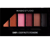 My Magic Studio Candy Eyeshadow Palette 6 colours + applicator 6,3 g