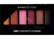 My Magic Studio Candy Eyeshadow Palette 6 colours + applicator 6,3 g