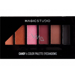 My Magic Studio Candy Eyeshadow Palette 6 colours + applicator 6,3 g