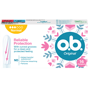 O.B. Original Normal tampons, 16 pcs