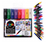 Posca Universal set of acrylic markers 0,7 - 1 mm Basic colours 8 pieces PC-1M