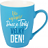 Albi Velvet cup All the best turquoise 300 ml