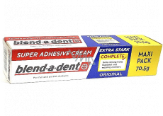 Blend-a-dent Extra Stark Complete Original fixační krém pro zubní náhrady, protézy 70,5 g