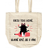 Albi Canvas bag with bottom I can carry a lot 43 x 41 x 1,5 cm